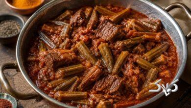 خورشت بامیه