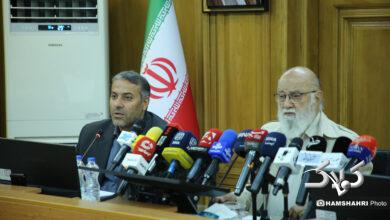 نشست خبری مهندس چمران با اصحاب رسانه