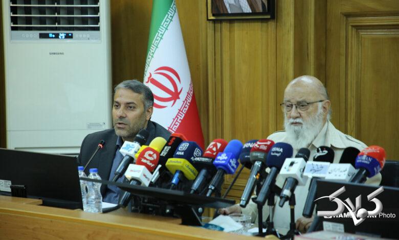 نشست خبری مهندس چمران با اصحاب رسانه