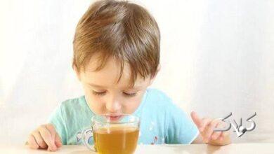 چای خوردن کودکان
