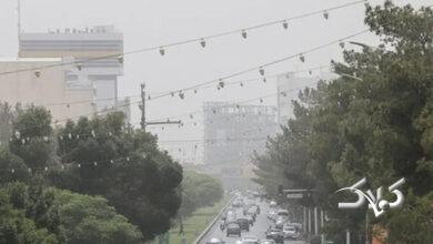 گردوخاک در شرق و جنوب شرق