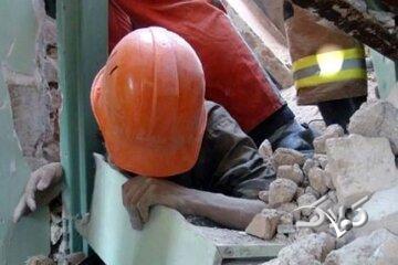 مرگ کارگر ساختمانی بر اثر سقوط از ارتفاع