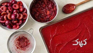 طرز تهیه لواشک آلو خانگی