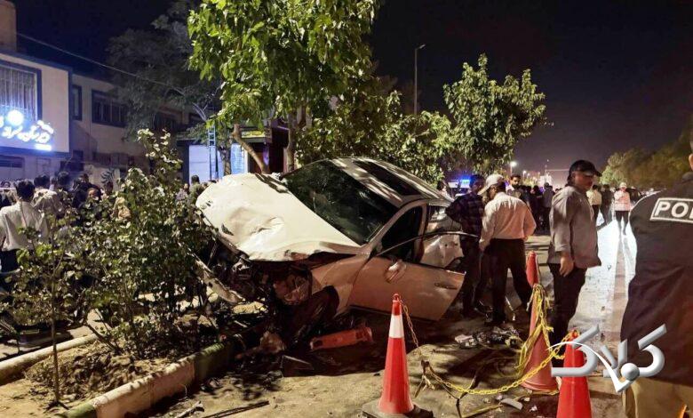 تصادف بلوار وکیل آباد مشهد