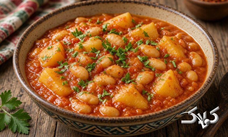 طرز تهیه خوراک لوبیا چیتی