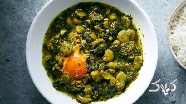 خورش باقلاسبز