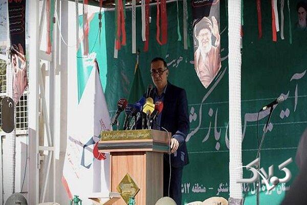 نواخته شدن زنگ ایثار توسط رئیس بنیاد شهید و امور ایثارگران