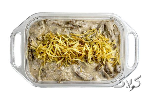 بیف استروگانف با گوشت